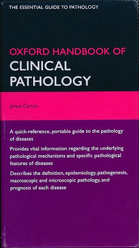 Portada del libro 9780199591633 Oxford Handbook of Clinical Pathology