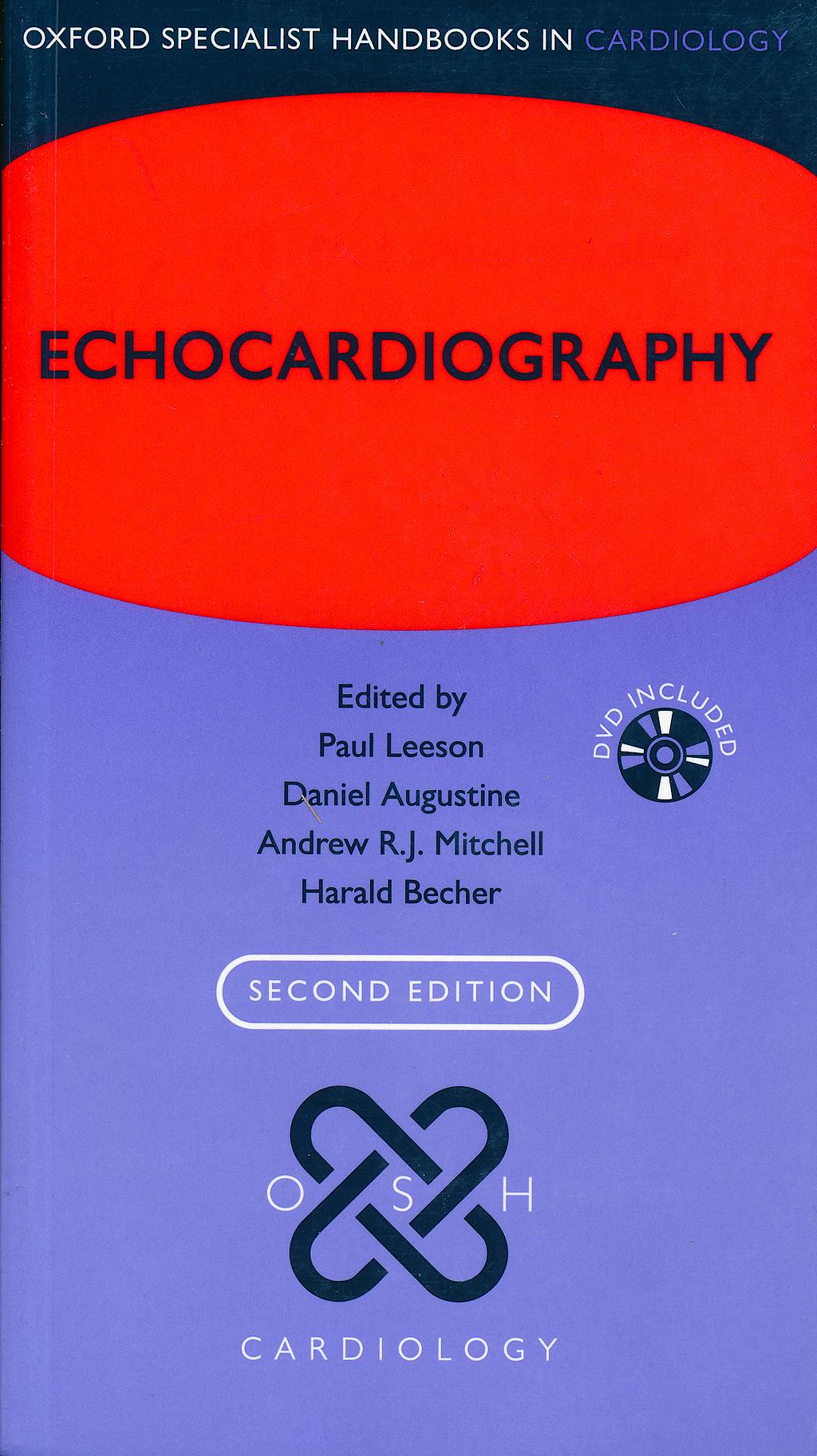 Portada del libro 9780199591794 Echocardiography + Dvd (Oxford Specialist Handbooks in Cardiology)