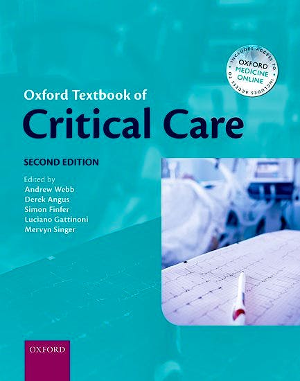 Portada del libro 9780199600830 Oxford Textbook of Critical Care