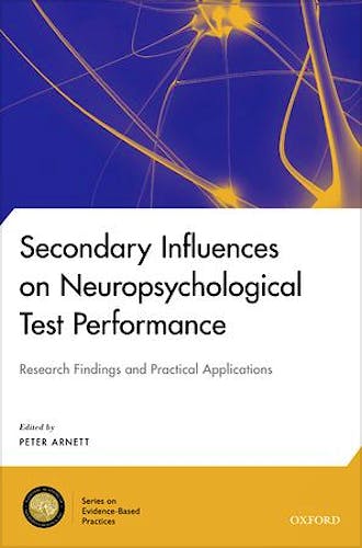 Portada del libro 9780199838615 Secondary Influences on Neuropsychological Test Performance