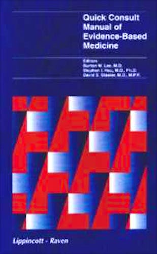 Portada del libro 9780316518871 Quick Consult Manual of Evidence-Based Medicine