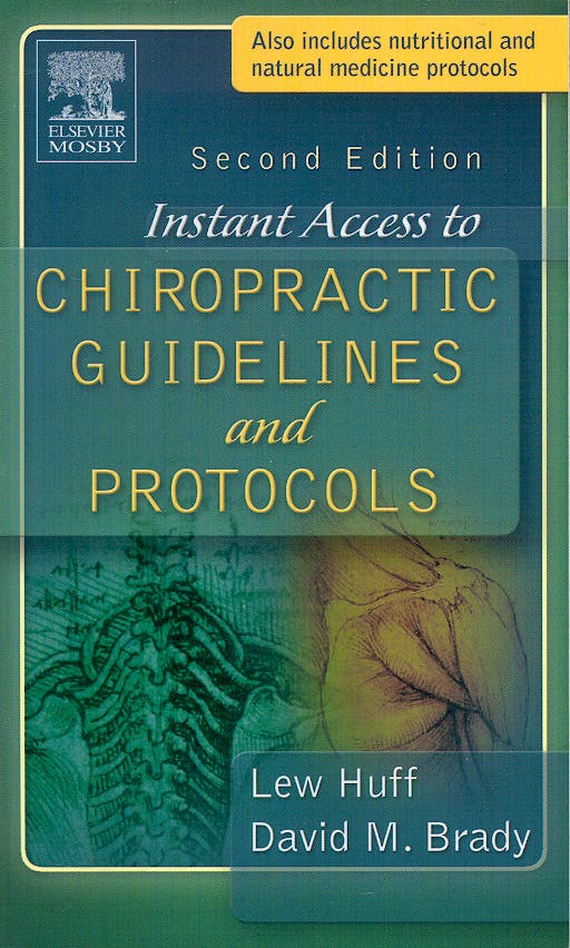 Portada del libro 9780323030687 Instant Access to Chiropractic Guidelines and Protocols