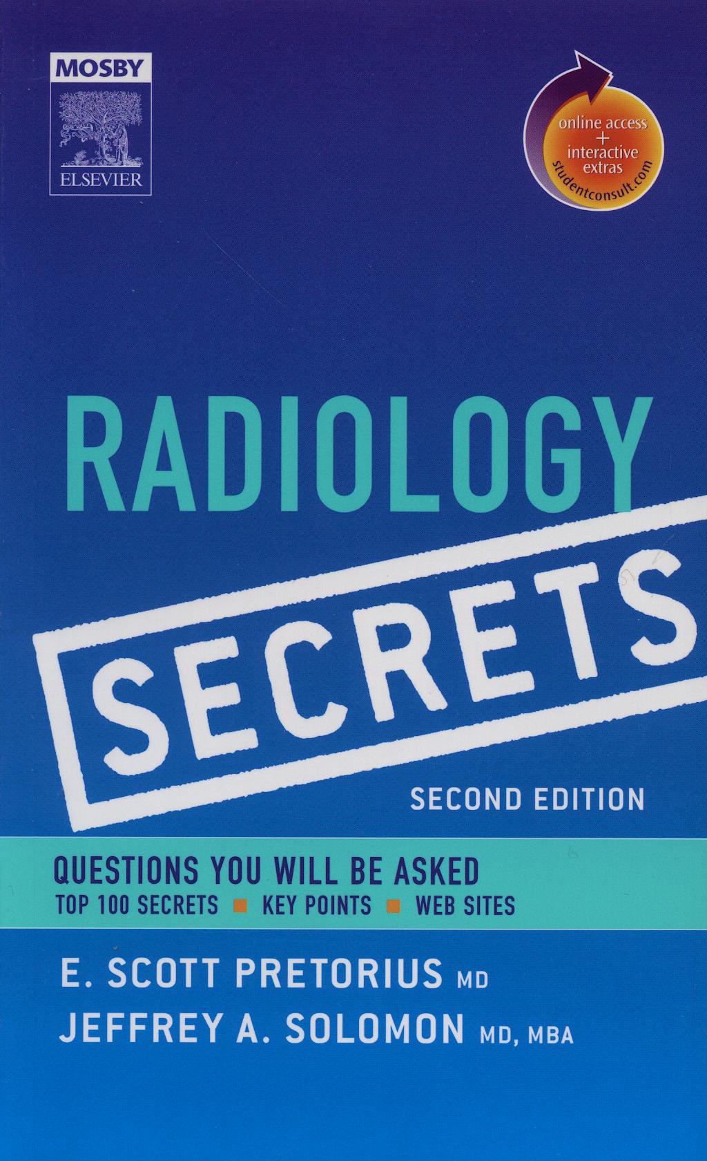 Portada del libro 9780323034050 Radiology Secrets + Online Access