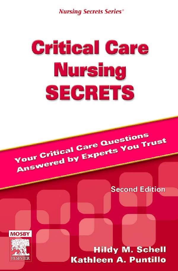 Portada del libro 9780323041782 Critical Care Nursing Secrets