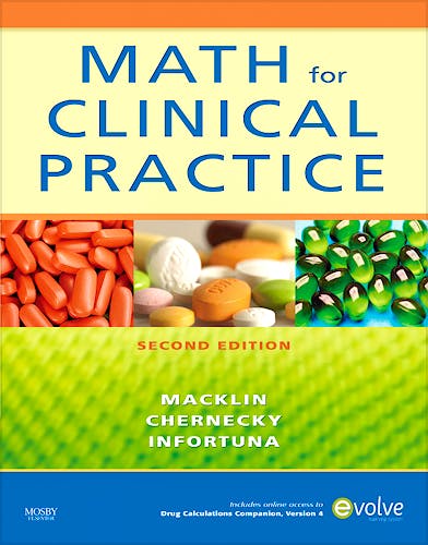 Portada del libro 9780323064996 Math for Clinical Practice