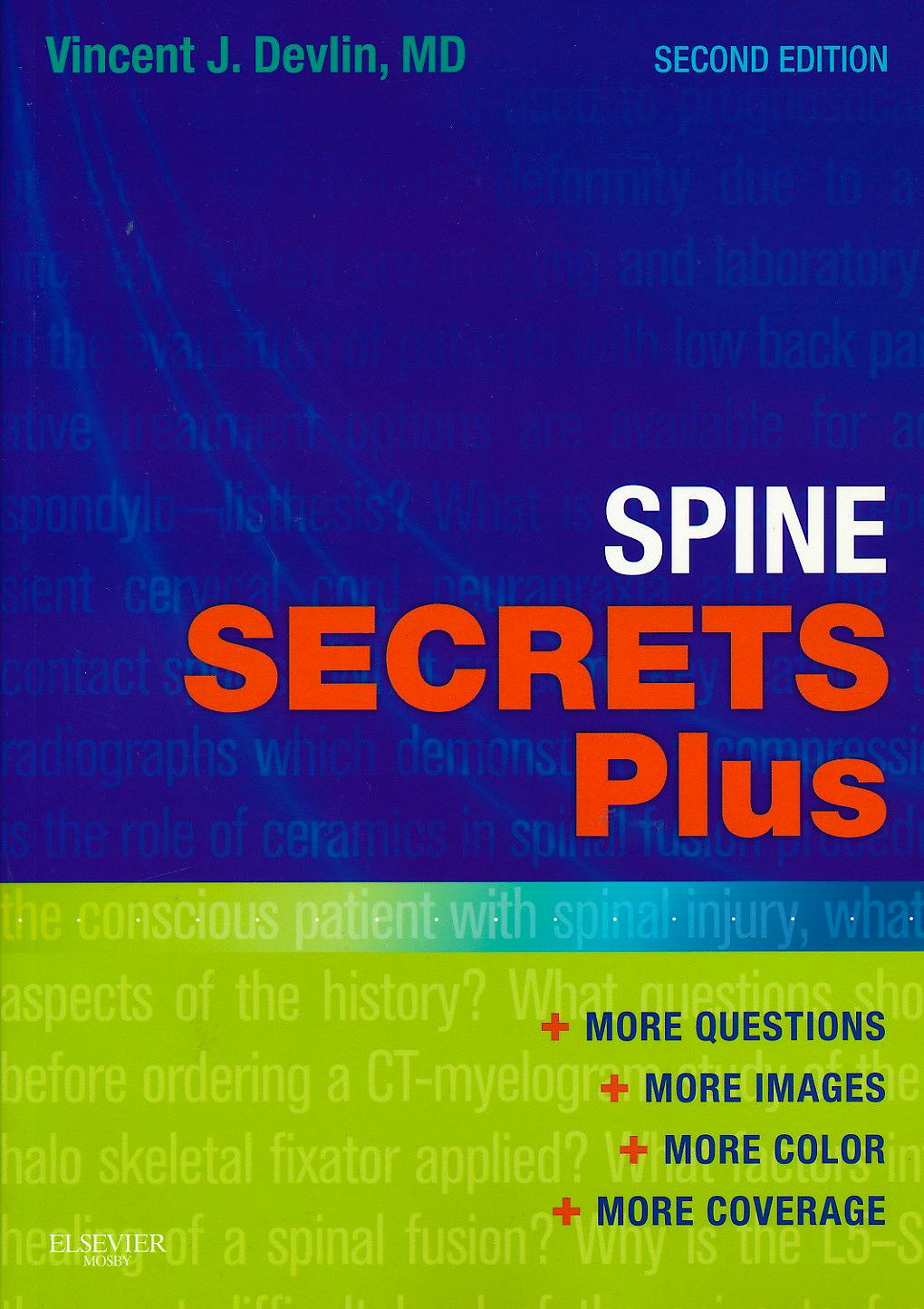 Portada del libro 9780323069526 Spine Secrets Plus