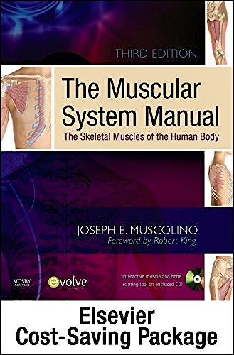 Portada del libro 9780323071666 The Muscular System Manual - Text, Flashcards 2e, and Coloring Book 2e Package