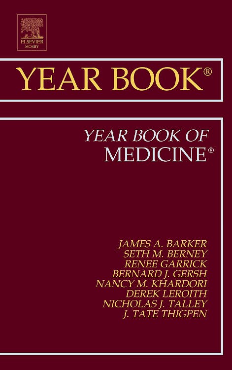 Portada del libro 9780323084161 Year Book of Medicine 2011