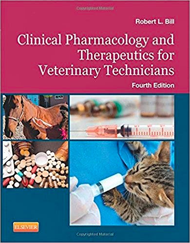 Portada del libro 9780323086790 Clinical Pharmacology and Therapeutics for Veterinary Technicians