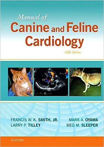 Portada del libro 9780323188029 Manual of Canine and Feline Cardiology
