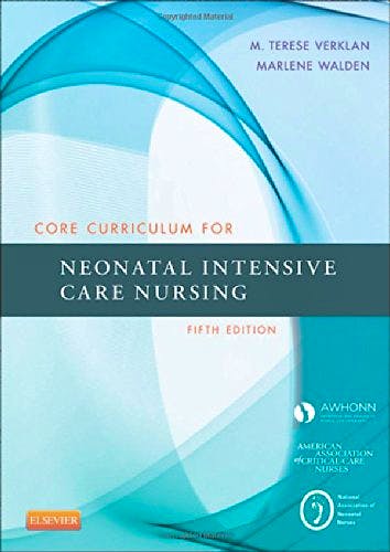 Portada del libro 9780323225908 Core Curriculum for Neonatal Intensive Care Nursing