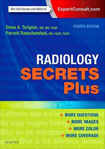Portada del libro 9780323286381 Radiology Secrets plus (Online and Print)