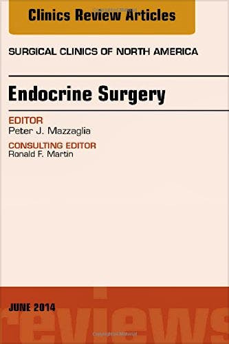 Portada del libro 9780323299336 Endocrine Surgery, an Issue of Surgical Clinics, Vol. 94-3