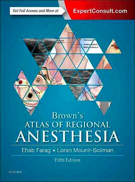 Portada del libro 9780323354905 Brown's Atlas of Regional Anesthesia