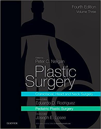 Portada del libro 9780323356985 Plastic Surgery, Vol. 3: Craniofacial, Head and Neck Surgery and Pediatric Plastic Surgery