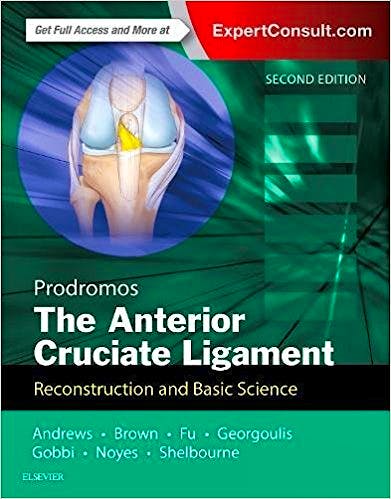 Portada del libro 9780323389624 The Anterior Cruciate Ligament. Reconstruction and Basic Science (Online and Print)