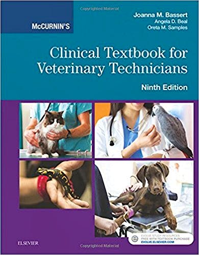 Portada del libro 9780323394611 McCurnin's Clinical Textbook for Veterinary Technicians