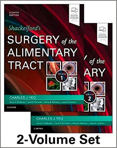 Portada del libro 9780323402323 Shackelford's Surgery of the Alimentary Tract, 2 Vols. (Print and Online)