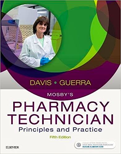 Portada del libro 9780323443562 Mosby's Pharmacy Technician. Principles and Practice