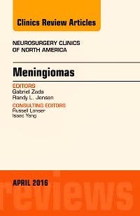 Portada del libro 9780323443890 Meningiomas (An Issue of Neurosurgery Clinics of North America)