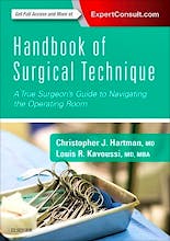 Portada del libro 9780323462013 Handbook of Surgical Technique ( Print and Online)