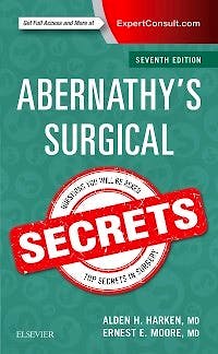 Portada del libro 9780323478731 Abernathy's Surgical Secrets (Online and Print)