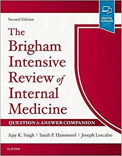 Portada del libro 9780323480437 The Brigham Intensive Review of Internal Medicine. Question and Answer Companion (Print and Online)