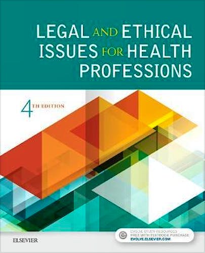 Portada del libro 9780323496414 Legal and Ethical Issues for Health Professions