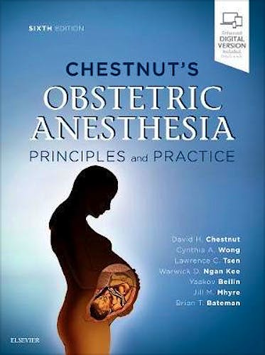 Portada del libro 9780323566889 Chestnut's Obstetric Anesthesia (Print + Online)