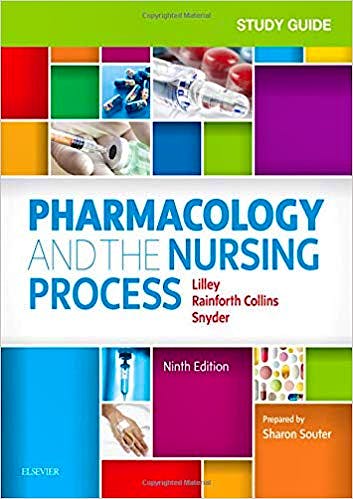 Portada del libro 9780323594370 Study Guide for Pharmacology and the Nursing Process