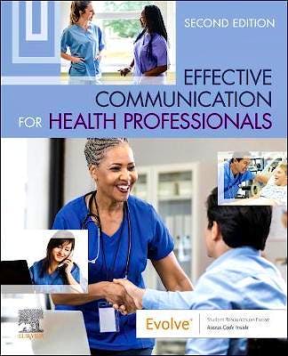Portada del libro 9780323625456 Effective Communication for Health Professionals