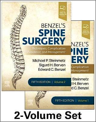 Portada del libro 9780323636681 BENZEL's Spine Surgery. Techniques, Complication Avoidance and Management  (2 Volume Set)