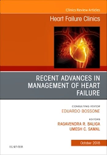 Portada del libro 9780323641258 Recent Advances in Management of Heart Failure (An Issue of Heart Failure Clinics, Vol. 14-4)