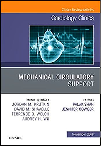 Portada del libro 9780323641593 Mechanical Circulatory Support (An Issue of Cardiology Clinics) POD