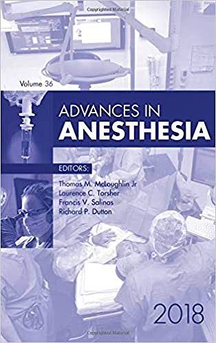 Portada del libro 9780323643078 Advances in Anesthesia, Vol. 36-1