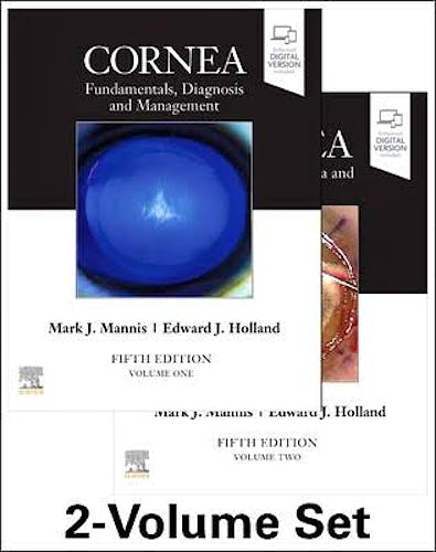 Portada del libro 9780323672405 Cornea. Fundamentals, Diagnosis and Management (2 Volume Set)