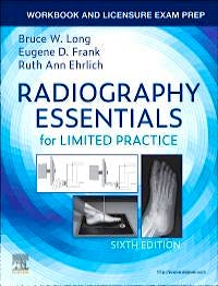 Portada del libro 9780323673150 Workbook and Licensure Exam Prep for Radiography Essentials for Limited Practice