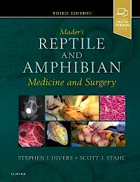 Portada del libro 9780323676618 Mader's Reptile and Amphibian Medicine and Surgery (Online and Print)