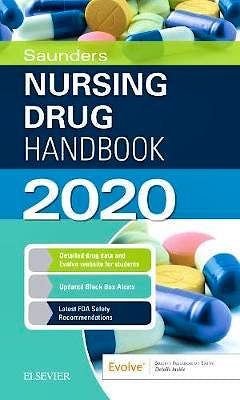 Portada del libro 9780323677622 Saunders Nursing Drug Handbook 2020