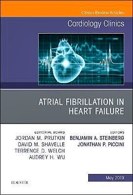 Portada del libro 9780323678544 Atrial Fibrillation in Heart Failure (An Issue of Cardiology Clinics)