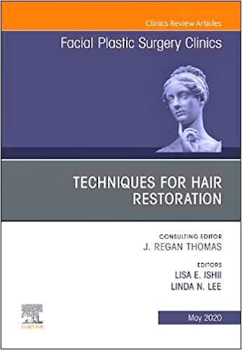 Portada del libro 9780323695947 Techniques for Hair Restoration (An Issue of Facial Plastic Surgery Clinics)
