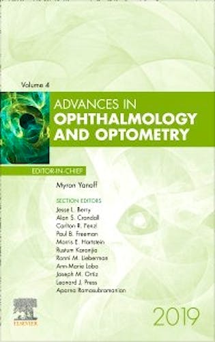 Portada del libro 9780323711999 Advances in Ophthalmology and Optometry, Volume 4