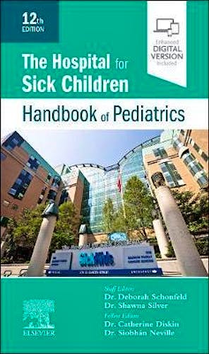 Portada del libro 9780323713405 The Hospital for Sick Children Handbook of Pediatrics