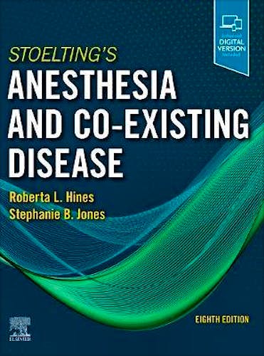 Portada del libro 9780323718608 STOELTING's Anesthesia and Co-Existing Disease