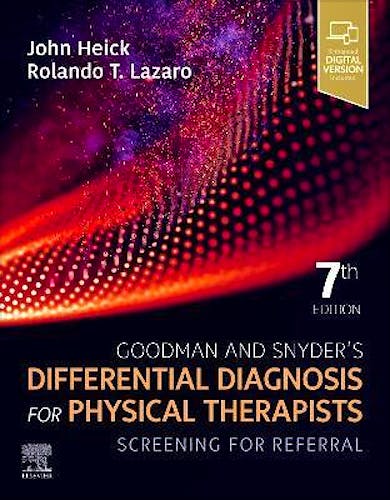 Portada del libro 9780323722049 GOODMAN and SNYDER's Differential Diagnosis for Physical Therapists. Screening for Referral