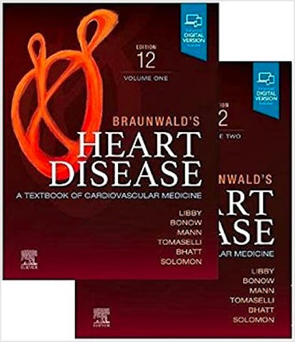 Portada del libro 9780323722193 BRAUNWALD's Heart Disease. A Textbook of Cardiovascular Medicine (2 Volume Set)