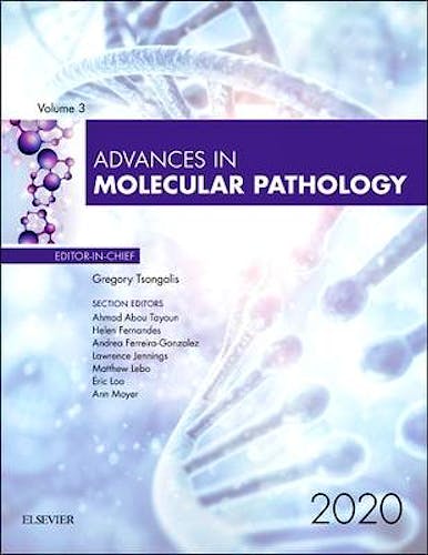Portada del libro 9780323722261 Advances in Molecular Pathology 2020
