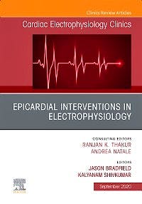 Portada del libro 9780323722780 Epicardial Interventions in Electrophysiology (An Issue of Cardiac Electrophysiology Clinics) POD