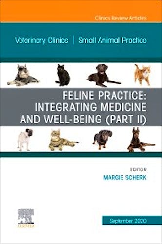 Portada del libro 9780323754422 Feline Practice. Integrating Medicine and Well-Being, Part II ( An Issue of Veterinary Clinics. Small Animal Practice)