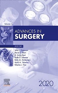 Portada del libro 9780323755238 Advances in Surgery. POD